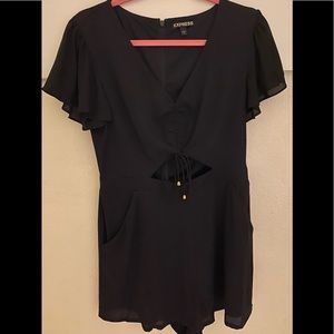 Express black romper size 10